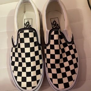 Vans checkerboard slip on
